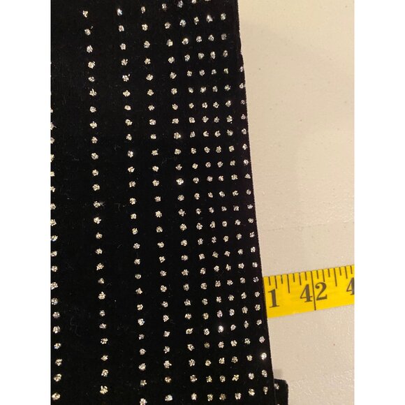 CDC Signature Collection Black Rhinestone Flared Pants Size 8 - Picture 5 of 9